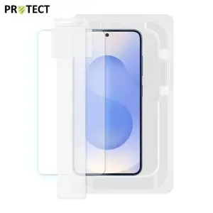 Verre Trempé (x2) avec Applicateur Installation Facile PROTECT pour Samsung Galaxy S24 5G S921/Galaxy S25 S931