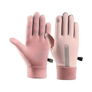 Gants Tactiles Imperméables et Antidérapants (Femme) Rose