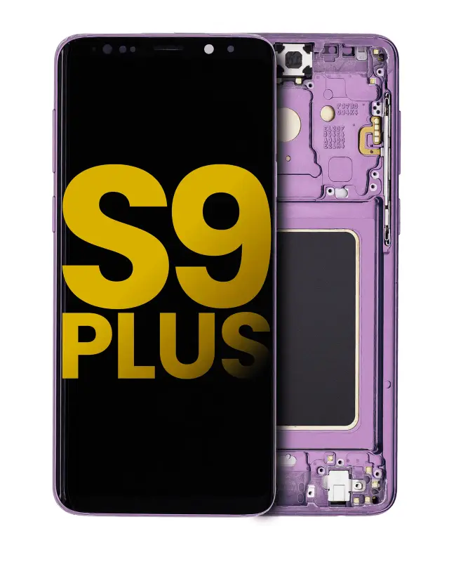 Écran OLED avec châssis pour Samsung Galaxy S9 Plus (reconditionné, Lilac Purple)