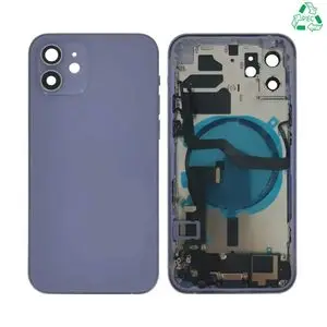 Coque de Réparation Complète Aftermarket (PIEC) Apple iPhone 12 Mauve