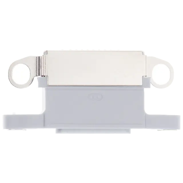 Connecteur de charge nu à souder pour Apple iPhone 12 Pro Max (argent, lot de 10)