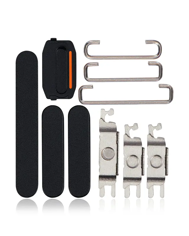 Nappe volume pour Apple iPhone 15 / 15 Plus (noir)