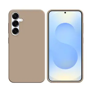 Coque Silicone Compatible pour Samsung Galaxy S25 Plus S936 (#18) Rose Gold