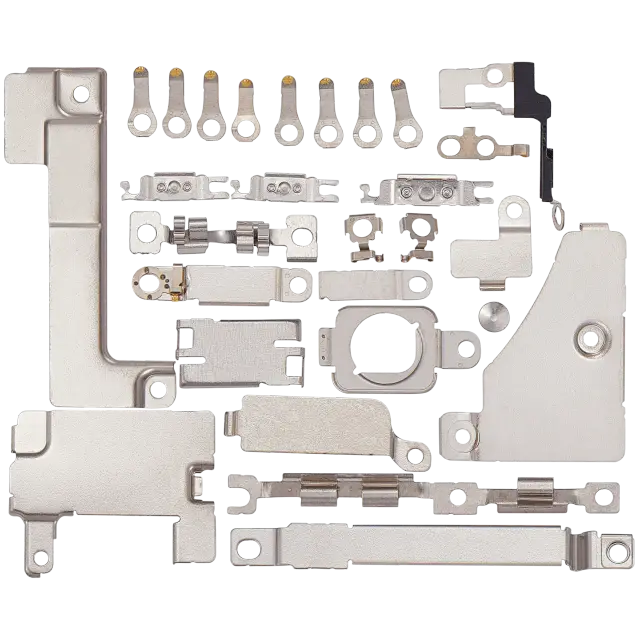 Jeu de petits supports métalliques pour Apple iPhone 15