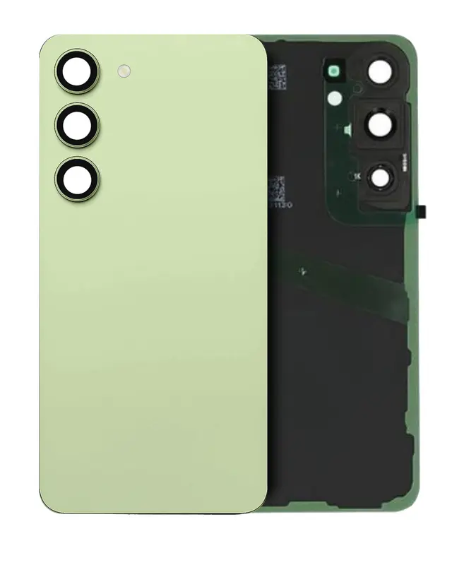 Vitre arrière avec lentilles de caméra pour Samsung Galaxy S24 (pack service origine, vert jade) — vue 1
