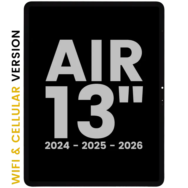 Écran pour Apple iPad Air 13" (2024 / 2025 / 2026) (WiFi & Cellular, origine d'occasion, toutes couleurs)