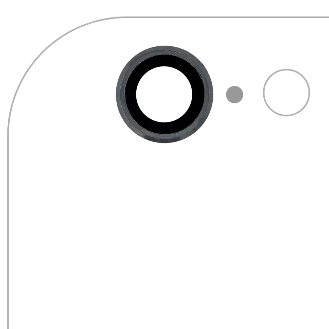 Lentilles de caméra arrière pour iPhone 6 / 6s (gris sidéral, lot de 10) — vue 1