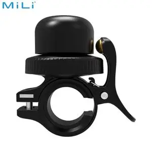 Traceur GPS pour Vélo MILI MiBell Sonnette Anti-Perte Apple Find My & Google Find Hub Noir