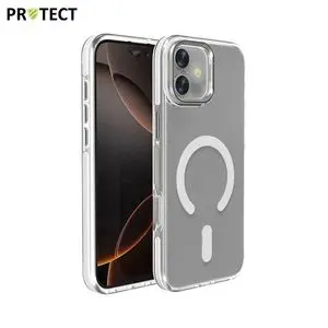 Coque de Protection MagSafe MS01 PROTECT pour Apple iPhone 16 Plus Blanc