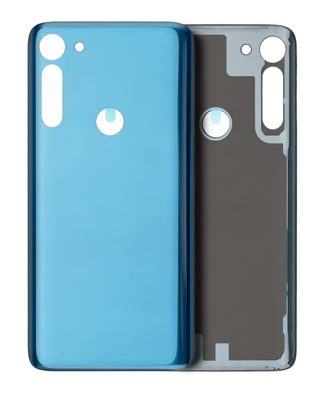 Vitre arrière pour Motorola Moto G8 Power (XT2041-1 / XT2041-3 / 2020) (Capri Blue)