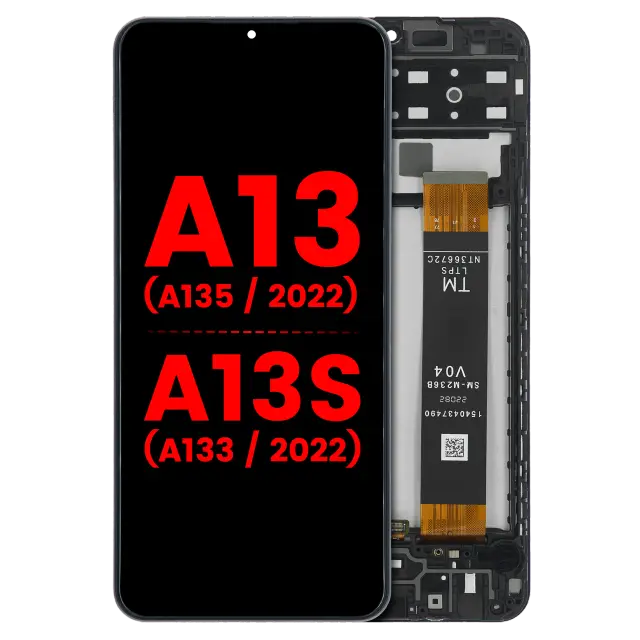Écran pour Samsung Galaxy A13 4G (A135 / 2022) / A13s (A137 / 2022) (compatible, toutes couleurs) — couleu