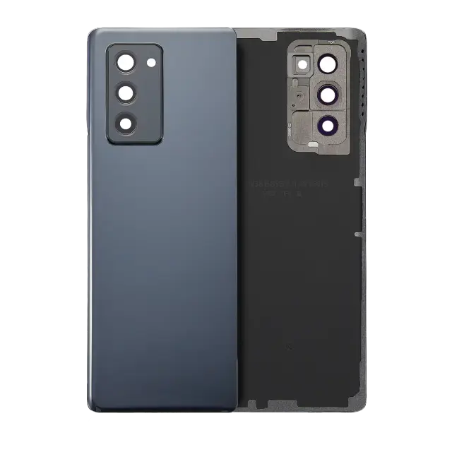 Vitre arrière pour Samsung Galaxy Z Fold 2 5G (pack service origine, Mystic Black)