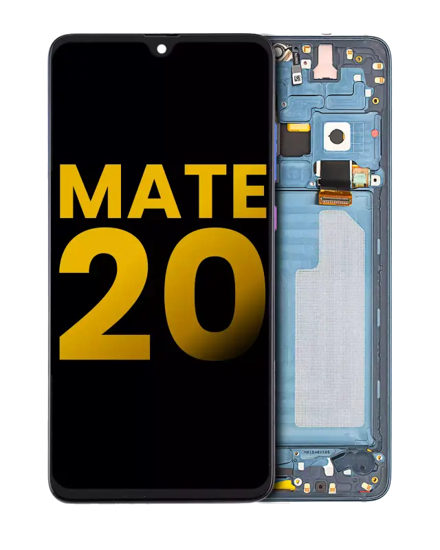 Écran LCD avec châssis pour Huawei Mate 20 (reconditionné, Midnight Blue)