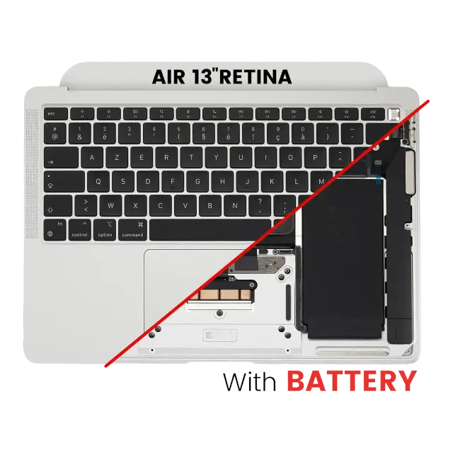 Coque pour Apple Macbook Air 13" A2337 (2020) (origine d'occasion, argent)