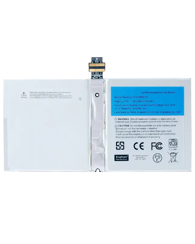 Batterie pour Microsoft Surface Pro 4 (1724) (G3HTA027H)