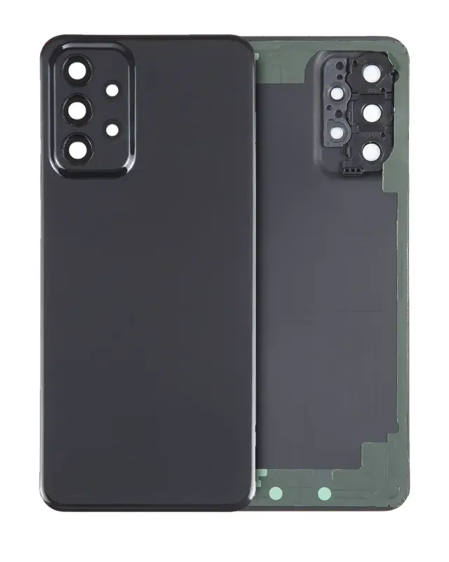 Vitre arrière pour Samsung Galaxy A23 5G (A236 / 2022) (pack service origine, noir)