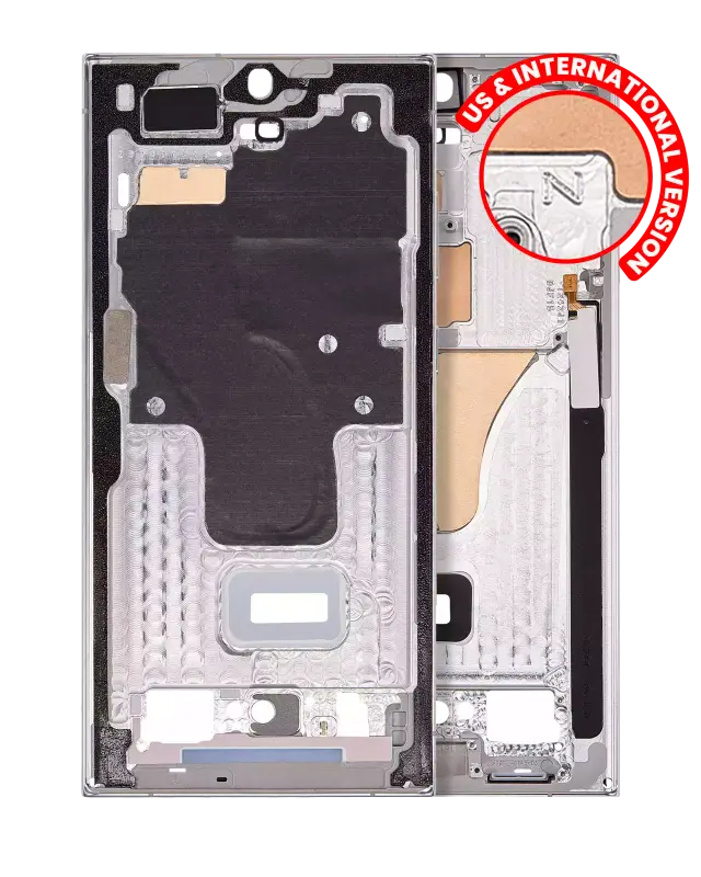 Châssis pour Samsung Galaxy S23 Ultra 5G (version US & internationale, Sky Blue / Lime)
