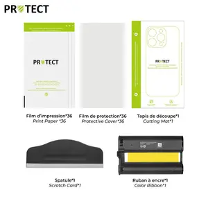 Kit Impression avec Films PROTECT pour Imprimante de Film Personnalisé pour Vitre Arrière (x36)