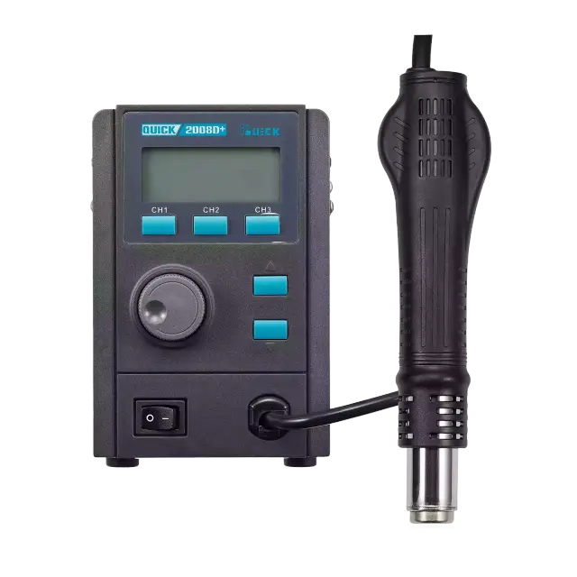 Équipement atelier pour quick 2008D+ Desoldering Digital Display Heat Gun Welding Rework Soldering Station (Quick) (110V / North American)