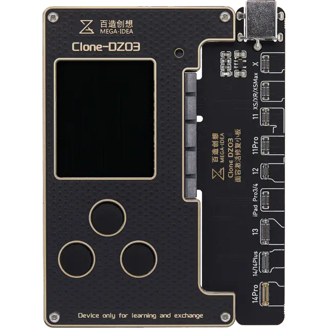 Nappe Tag-on de test du projecteur Face ID Qianli Clone-DZ03 pour iPhone X à 14 Pro Max