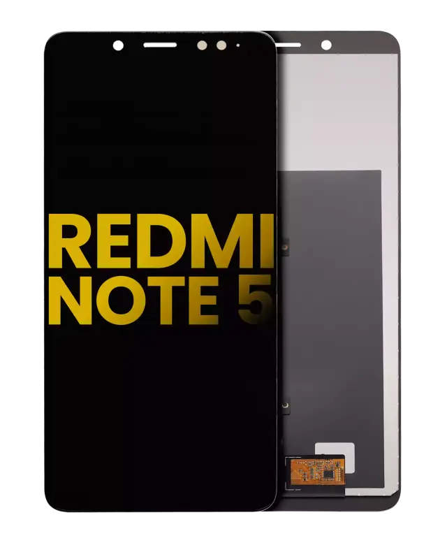 Écran LCD sans châssis pour Xiaomi Redmi Note 5 (reconditionné, noir)