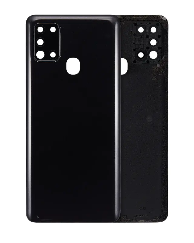 Vitre arrière pour Samsung Galaxy A21S (A217 / 2020) (compatible premium, noir)
