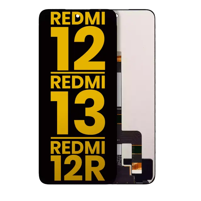 Écran pour Xiaomi Redmi 12 4G / Redmi 12 5G /Redmi 13 4G / Redmi 13 5G / Redmi Note 12R / Poco M6 Pro (reconditionné, toutes couleurs)