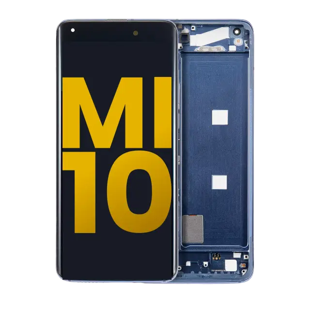 Écran OLED avec châssis pour Xiaomi Mi 10 5G (reconditionné, Twilight Gray)