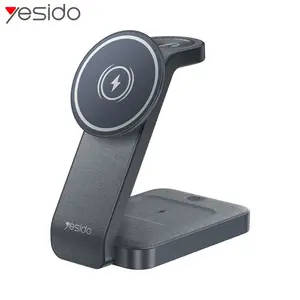 Station de Charge sans Fil Yesido DS26 4 en 1 Noir