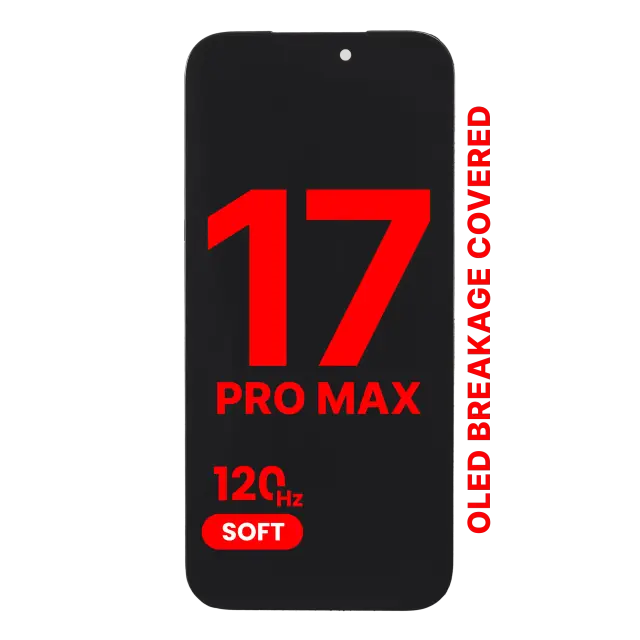 Écran OLED pour Apple iPhone 17 Pro Max (compatible: XO7 Soft, 120 Hz)