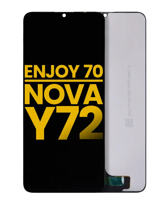 Écran LCD sans châssis pour Huawei Enjoy 70 / Nova Y72 (reconditionné, toutes couleurs)