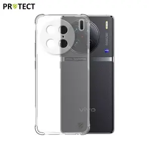 Coque Silicone Renforcée PROTECT pour Vivo X90 Pro Transparent