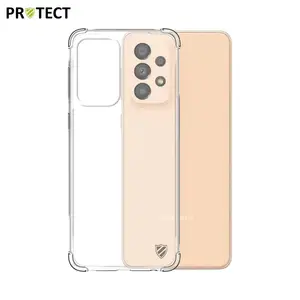 Pack de 10 Coques Silicone Renforcée PROTECT pour Samsung Galaxy A34 5G A346 Bulk Transparent