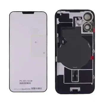Vitre arrière avec MagSafe, NFC et nappe flash pour Apple IPhone 16 Plus (origine, blanc)