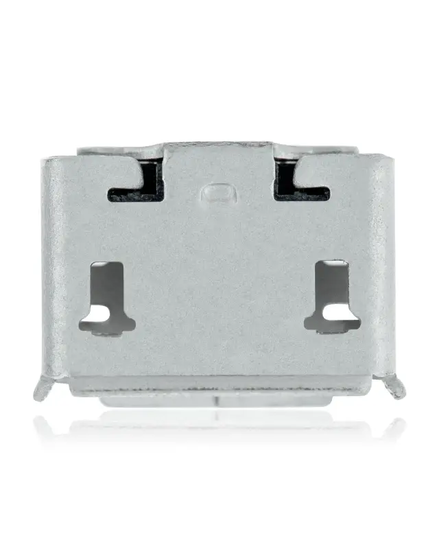 Connecteur de charge à souder — format Micro B, 5 broches, 2 points de fixation (C024)