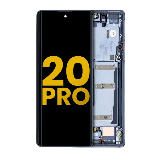 Écran OLED avec châssis pour TCL 20 Pro 5G (reconditionné, Moondust Gray)