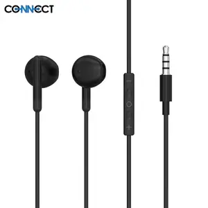 Écouteurs Filaires Jack 3.5mm CONNECT MC-EFNJ01 Noir