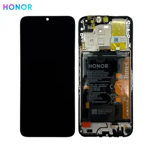 Bloc Écran Complet avec Châssis et Batterie Original Honor X6a/X5 Plus 0235AGLR 0235AJLY 0235ALQY Noir