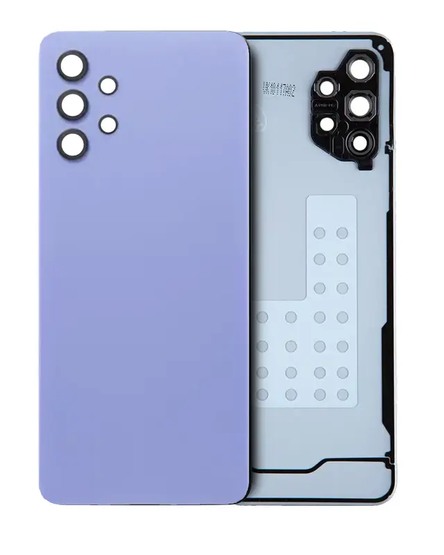 Vitre arrière pour Samsung Galaxy A32 5G (A326 / 2021) (pack service origine, Awesome Violet)