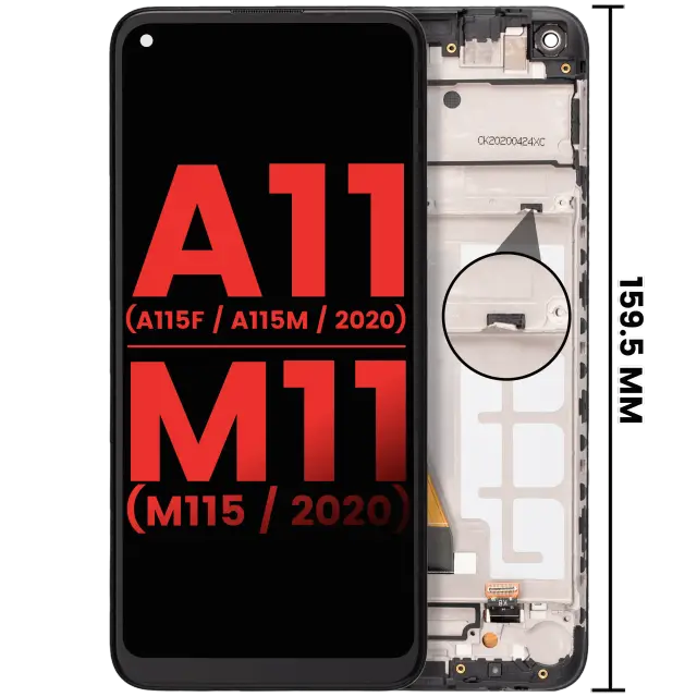 Écran pour Samsung Galaxy A11 (A115F/ A115M / 2020) / M11 (M115 /2020) (version internationale, compatible premium, toutes couleurs)