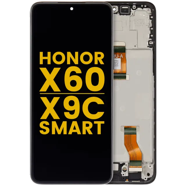 Écran LCD avec châssis pour Honor X60 / X9c Smart (reconditionné, noir)