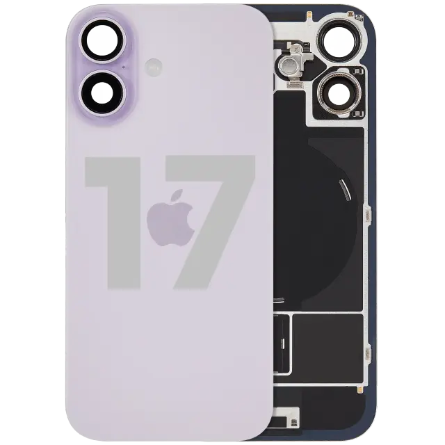 Vitre arrière pour Apple iPhone 17 (origine d'occasion — grade B, Lavender)