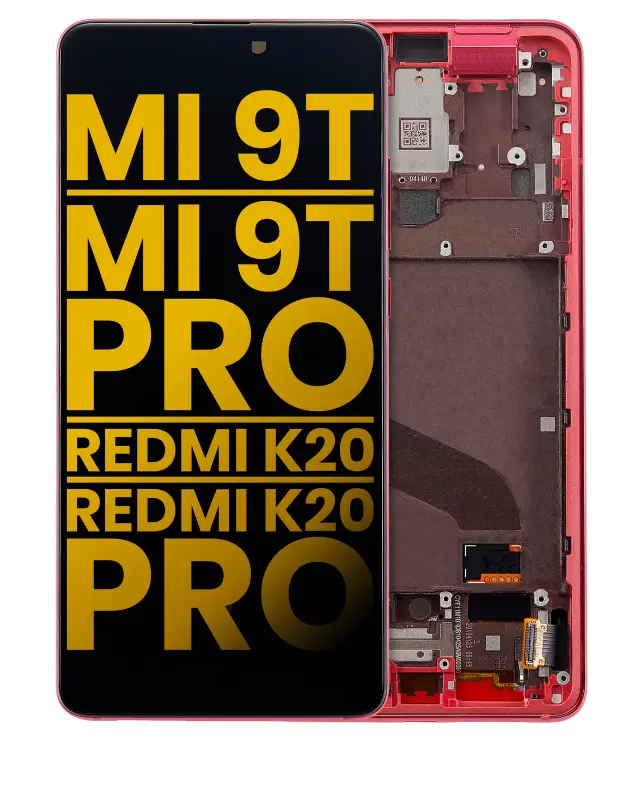 Écran OLED avec châssis pour Xiaomi Mi 9T / 9T Pro / K20 / K20 Pro (reconditionné, Flame Red)