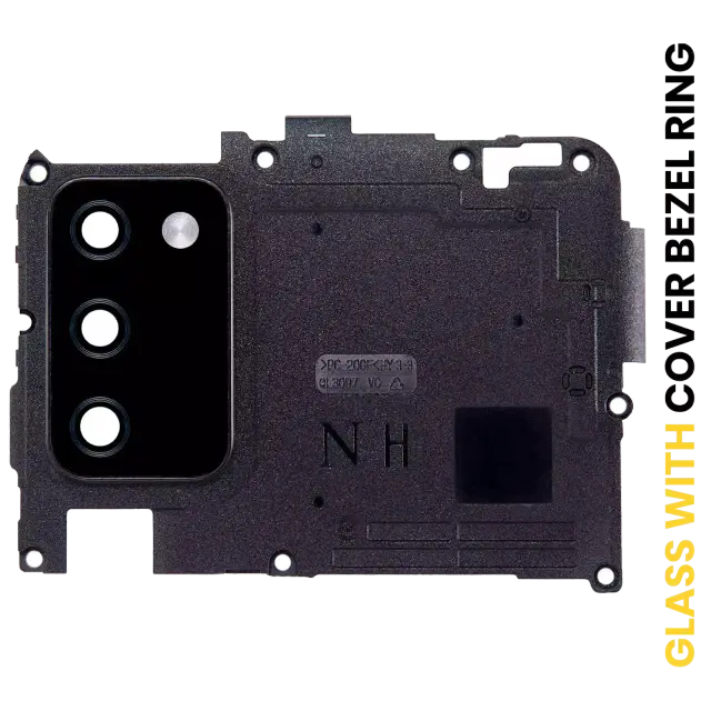 Vitre de caméra arrière pour Samsung Galaxy A02S (A025 / 2020) (noir, N Version)