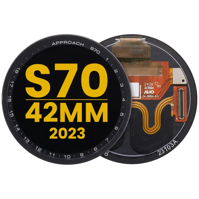 Écran OLED sans châssis pour Garmin Approach S70 (42mm) (2023) (premium, noir)