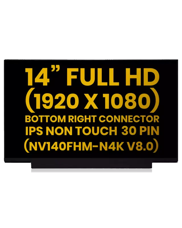 Panneau pour Lenovo / HP / Dell / Acer / ASUS / Toast POS (NV140FHM-N4K V8.0) (premium, toutes couleurs)