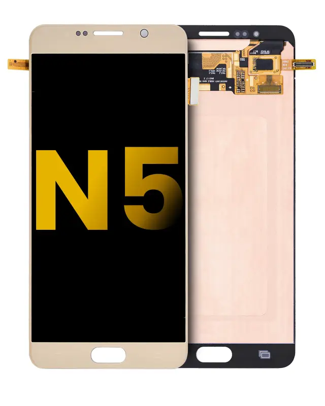 Écran OLED sans châssis pour Samsung Galaxy Note 5 (reconditionné, Gold Platinum)