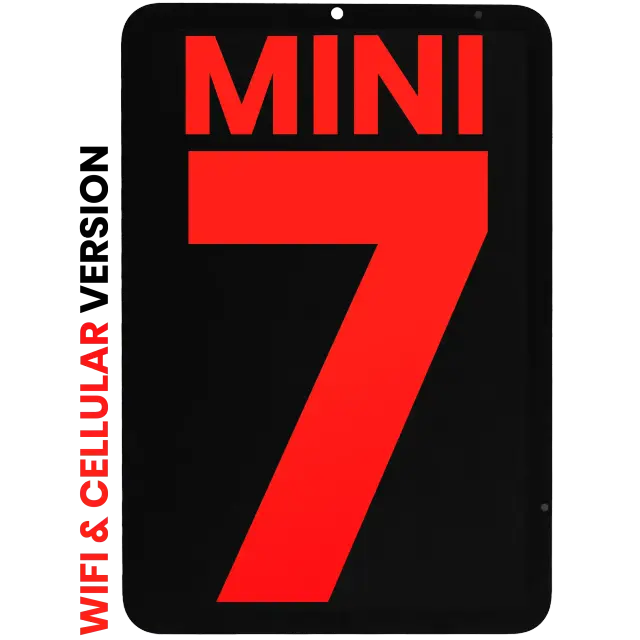 Écran pour Apple iPad Mini 7 (2024) (WiFi & Cellular, compatible premium, toutes couleurs)