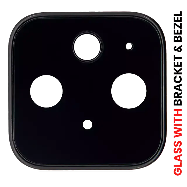 Lentille de caméra arrière avec support pour Google Pixel 5 (compatible premium) — Support de caméra arrière Lens avec