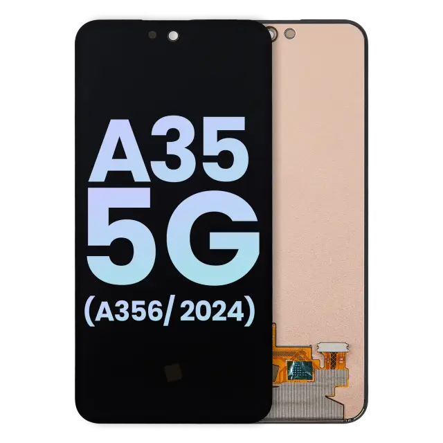 Écran OLED sans châssis pour Samsung Galaxy A35 5G (A356 / 2024) (pack service origine, toutes couleurs)